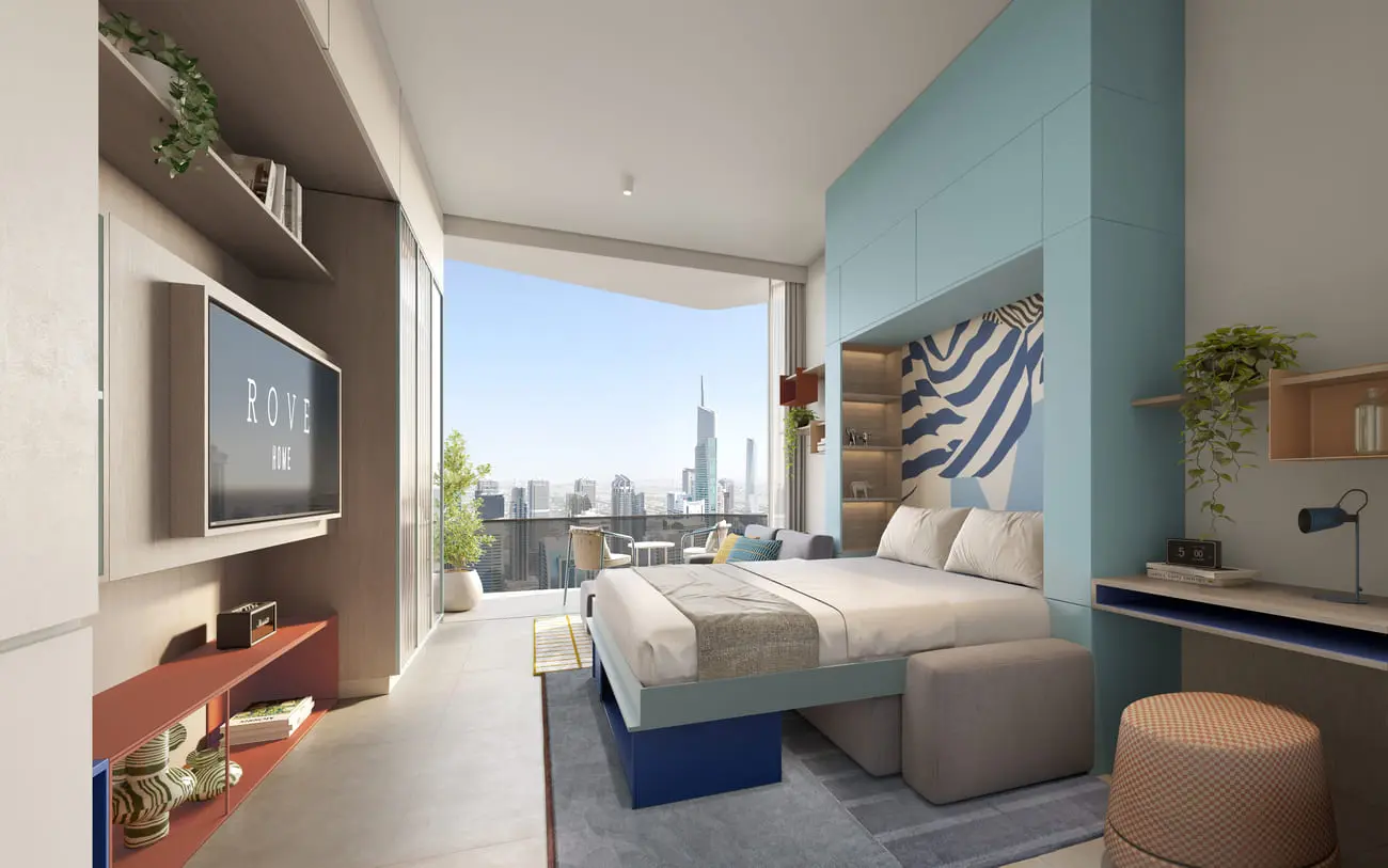 Rove Home Dubai Marina in Dubai Marina by Irth Development - Interior Image 1