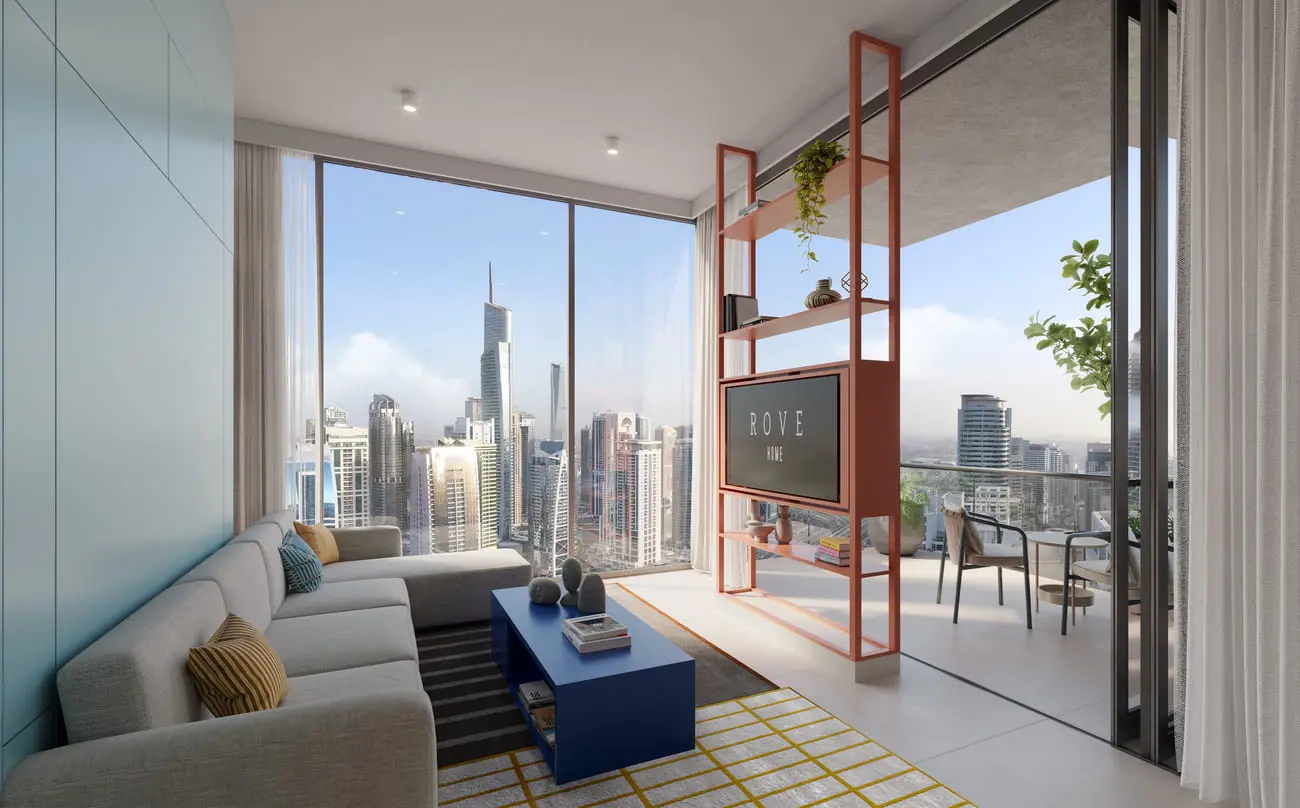 Rove Home Dubai Marina in Dubai Marina by Irth Development - Interior Image 3