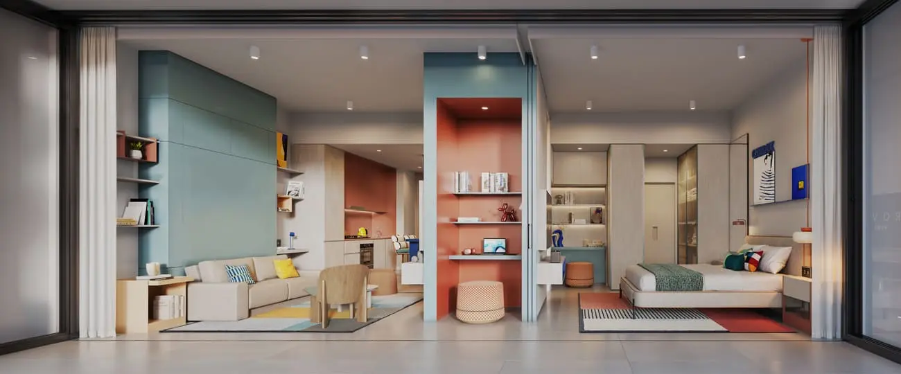 Rove Home Dubai Marina in Dubai Marina by Irth Development - Interior Image 9