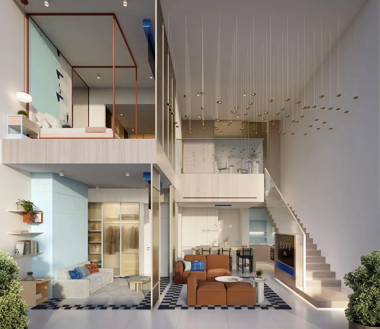 Rove Home Dubai Marina in Dubai Marina by Irth Development - Interior Image 18