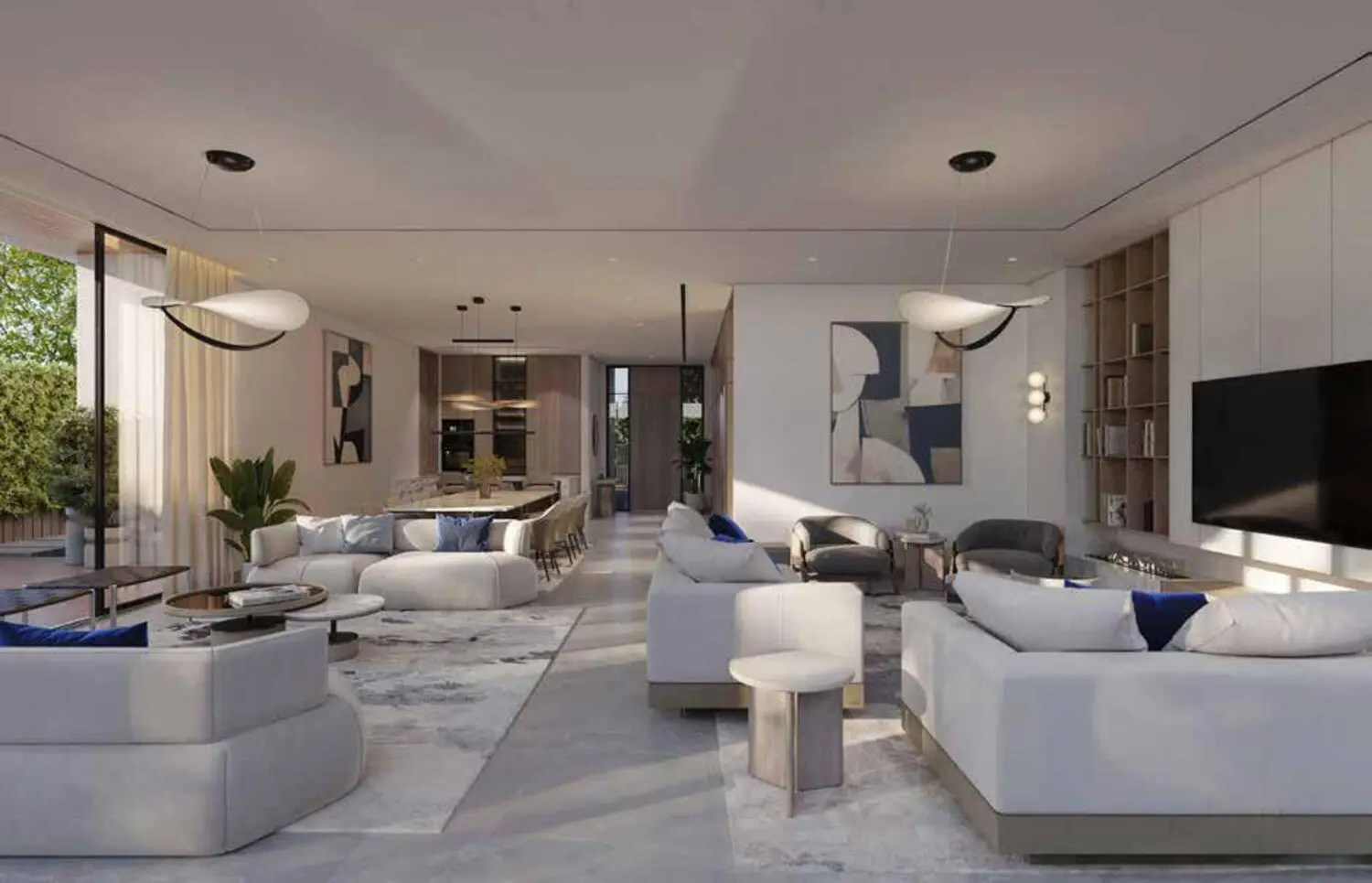 The Next Chapter - Pinewood Village in Jumeirah Golf Estates by Wasl - Interior Image 1