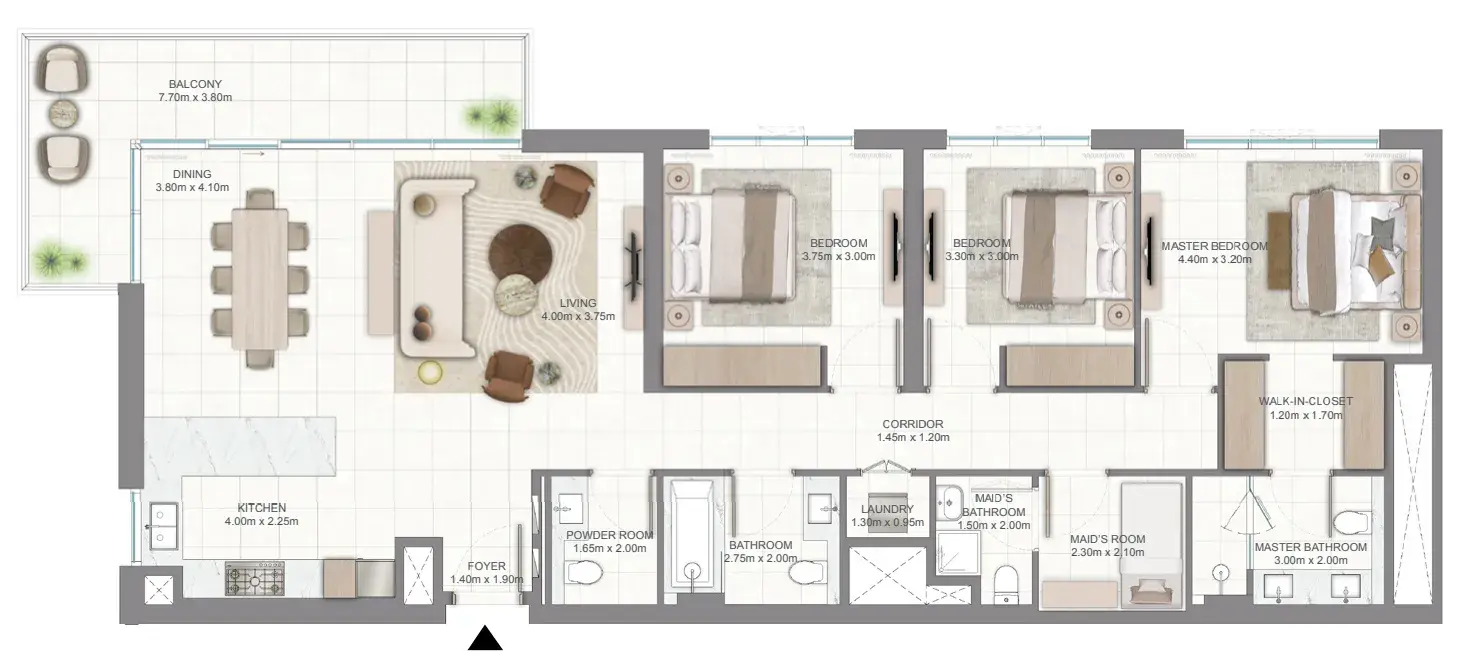 3.5 bedrooms apartments - Golf Vale