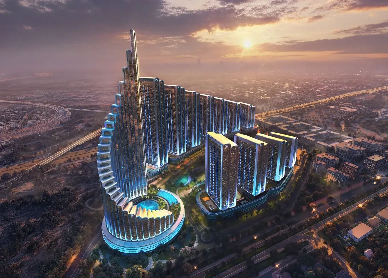Maybach Ultimate Luxury in Meydan (Nad Al Sheba 1) by Binghatti - Exterior Image 4