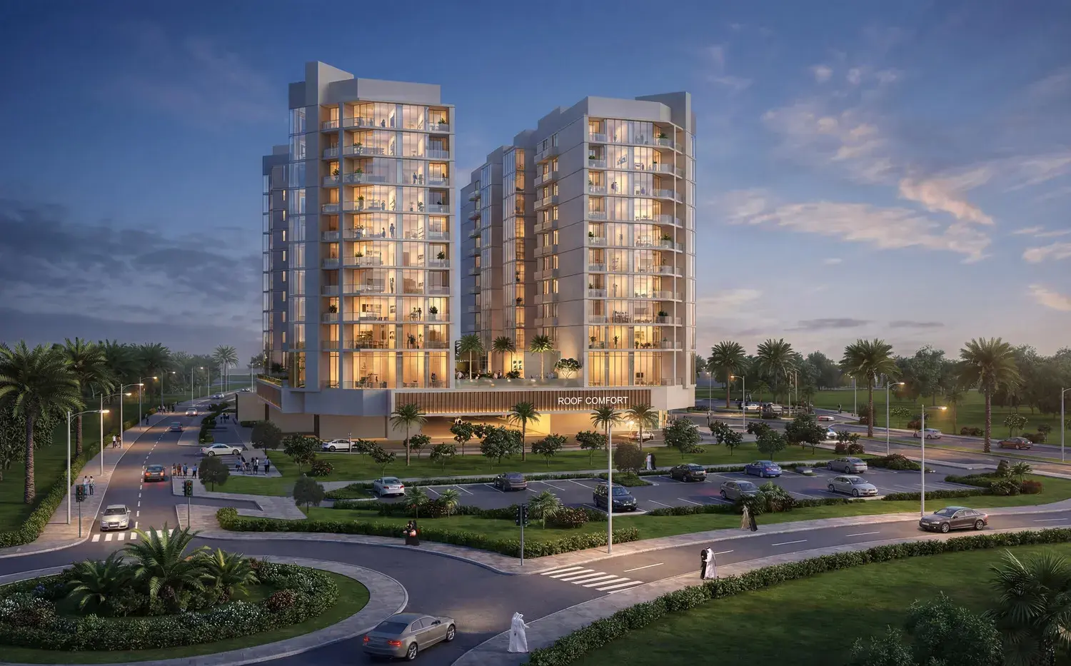 Comfort by Roof in Dubai Land Residence by Roof Enterprises & Development - Exterior Image 5