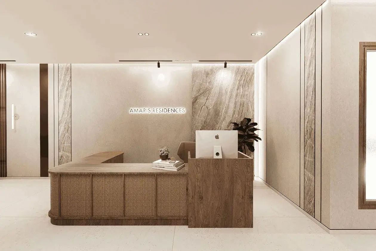 Amaris Tower in JVC (Jumeirah Village Circle) by DV8 Developers - Lobby Image 2