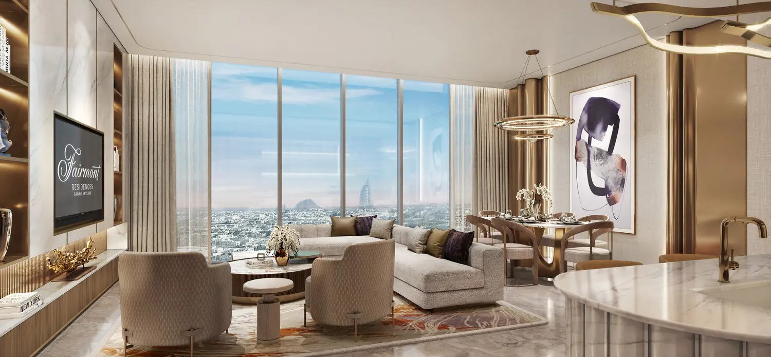 Fairmont Residences Dubai Skyline in Al Sufouh 1 by RSG Group - Interior Image 3