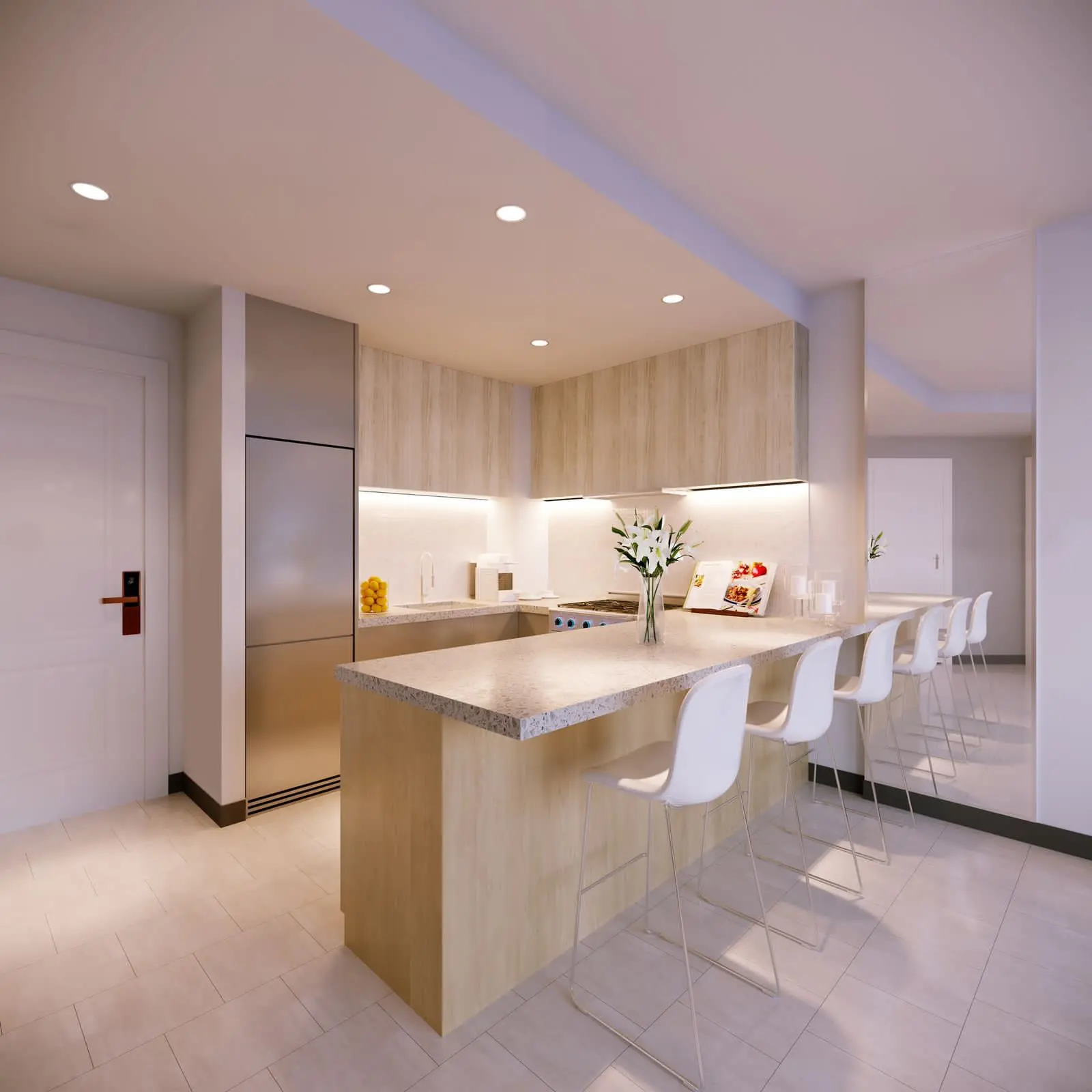 Beach Oasis 1 and 2 in Dubai Studio City by Azizi - Interior Image 1