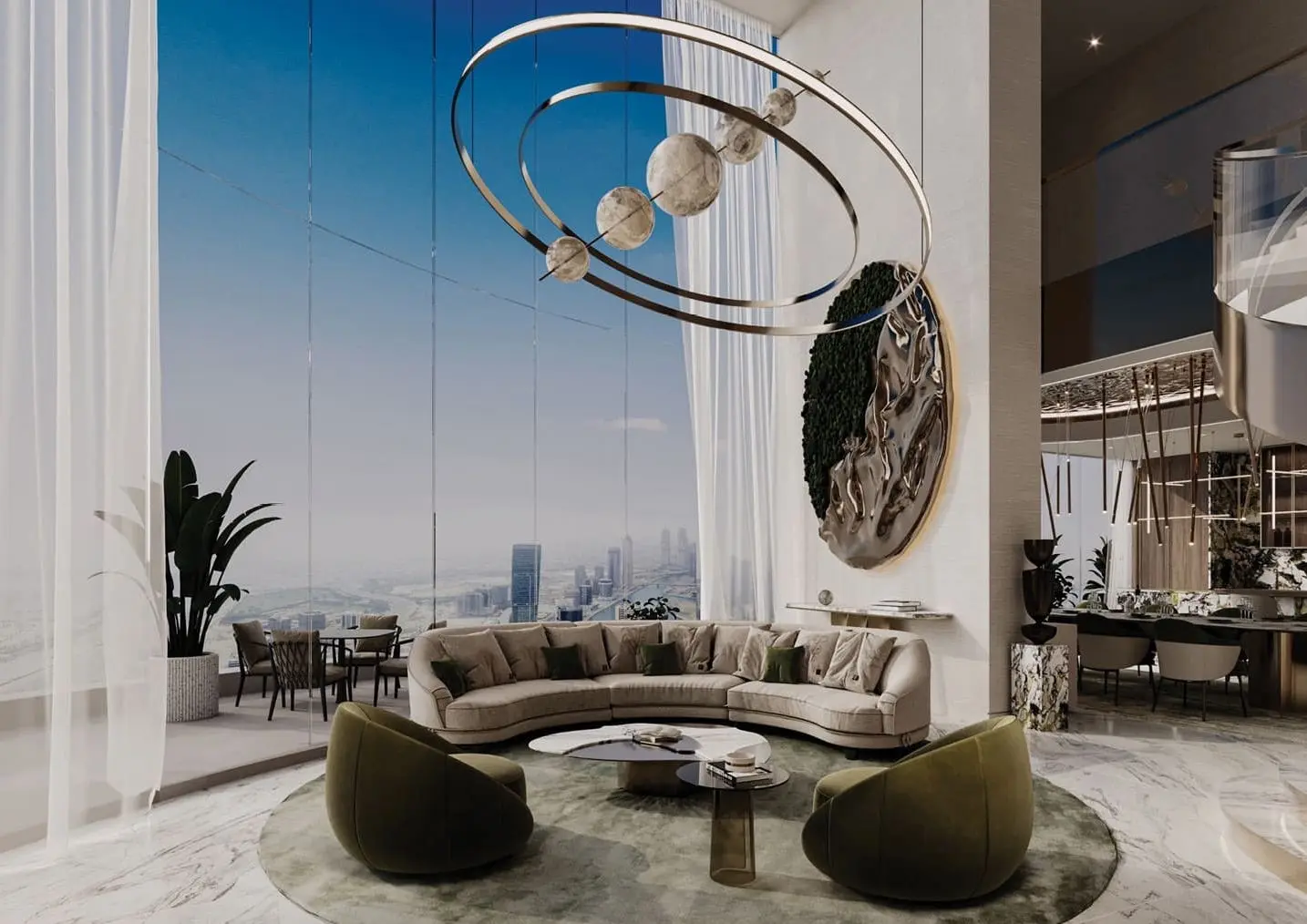 Canal Crown in Business Bay by DAMAC - Interior Image 2