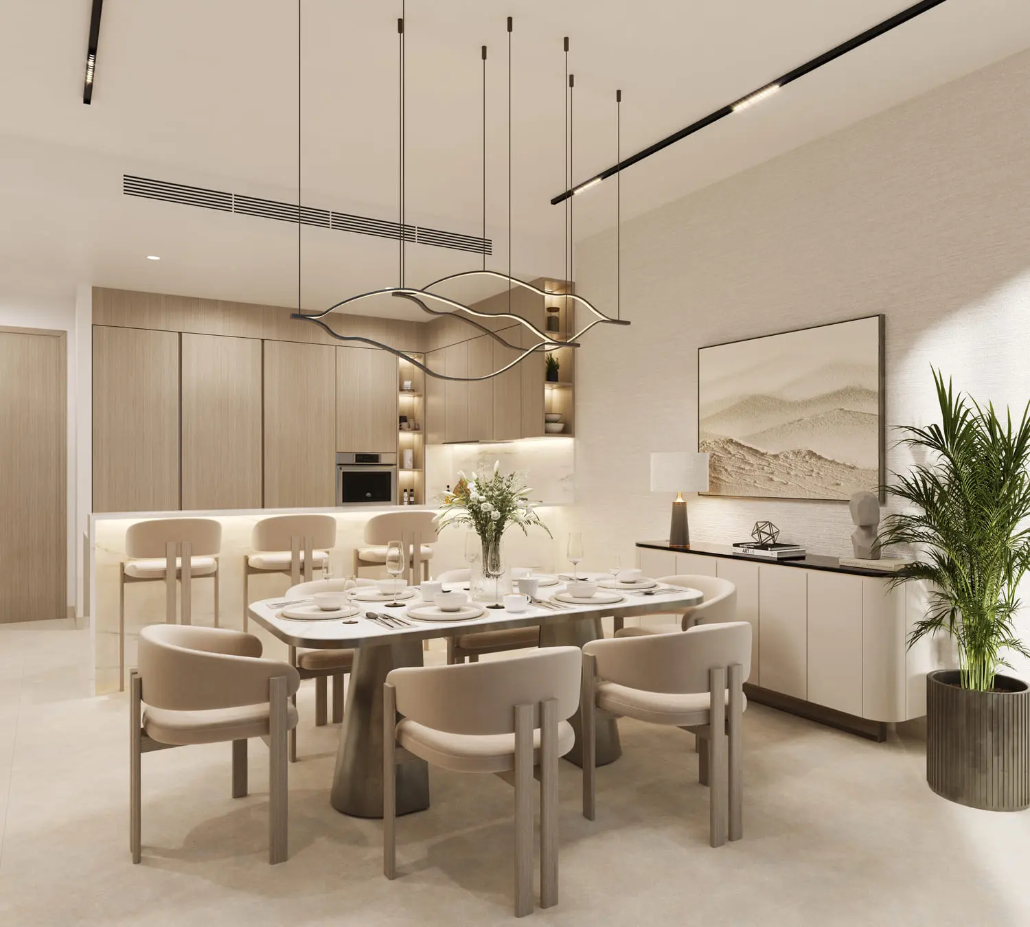 Sol Levante in Jumeirah Village Triangle (JVT) by SOL Properties - Interior Image 1