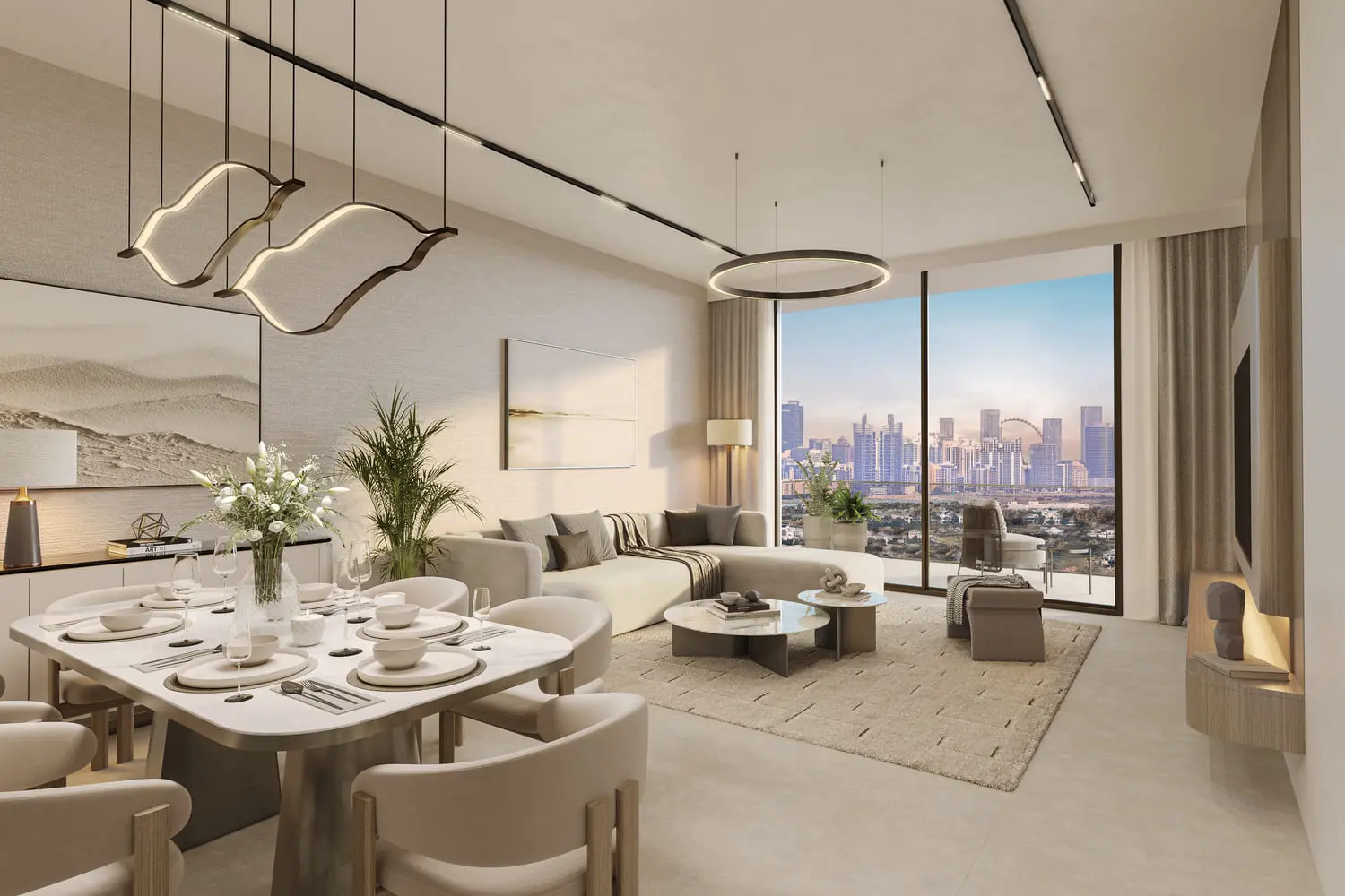 Sol Levante in Jumeirah Village Triangle (JVT) by SOL Properties - Interior Image 2