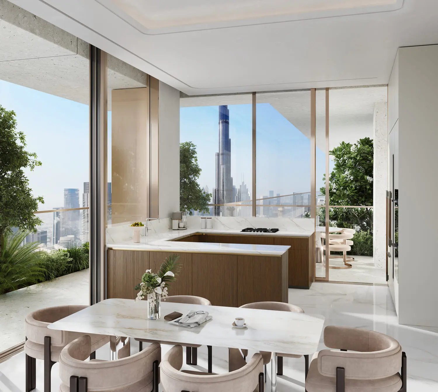 Fairmont Residences Solara Tower in Downtown Dubai by SOL Properties - Interior Image 2
