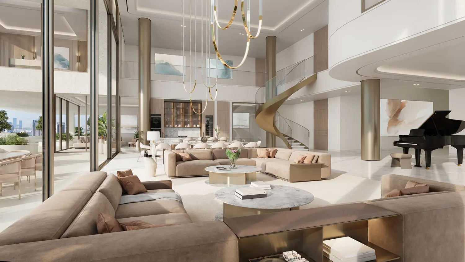 Fairmont Residences Solara Tower in Downtown Dubai by SOL Properties - Interior Image 7