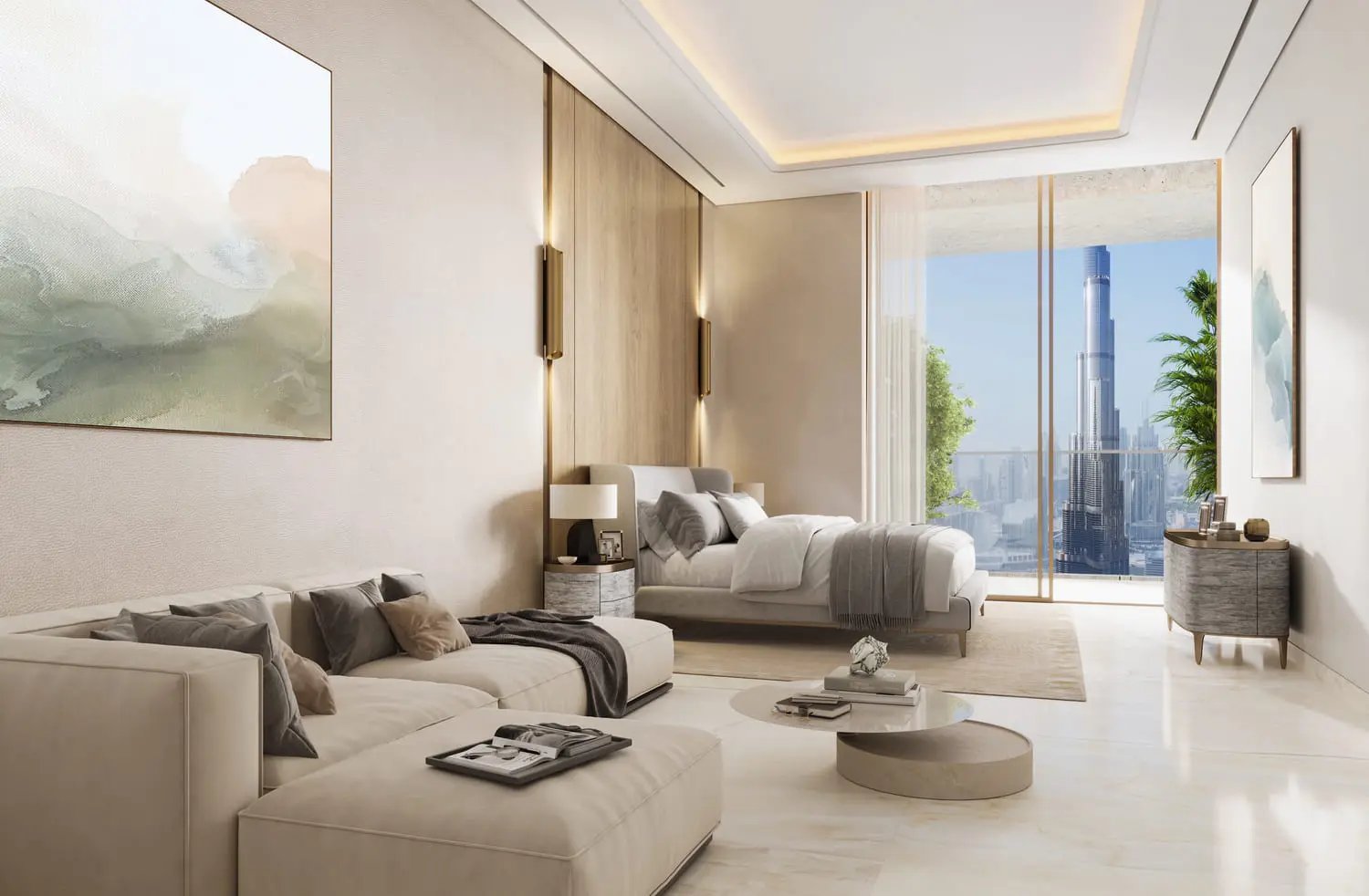 Fairmont Residences Solara Tower in Downtown Dubai by SOL Properties - Interior Image 8
