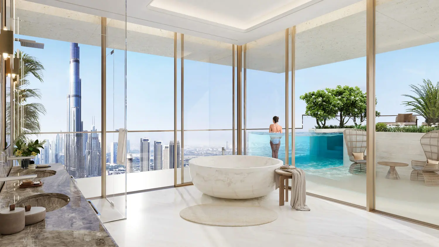 Fairmont Residences Solara Tower in Downtown Dubai by SOL Properties - Interior Image 9