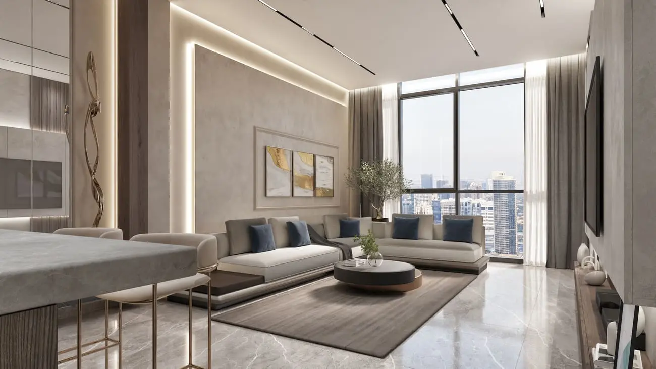 Palatium Residence in Jumeirah Village Circle (JVC) by Ahmadyar Real Estate Development - Interior Image 4