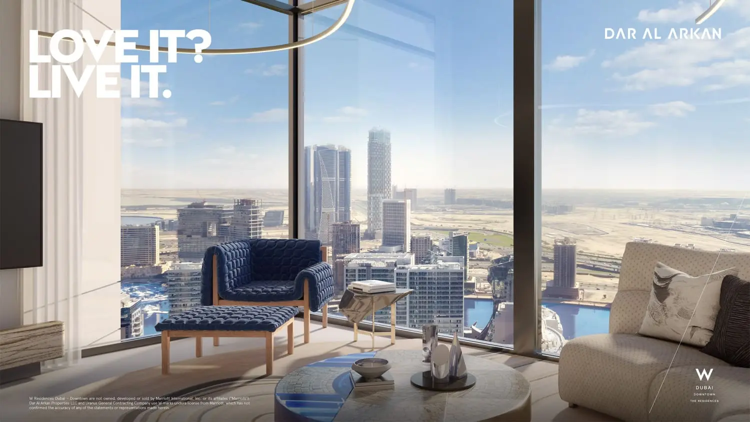 W Residences in Downtown Dubai by Dar Global - Interior Image 1