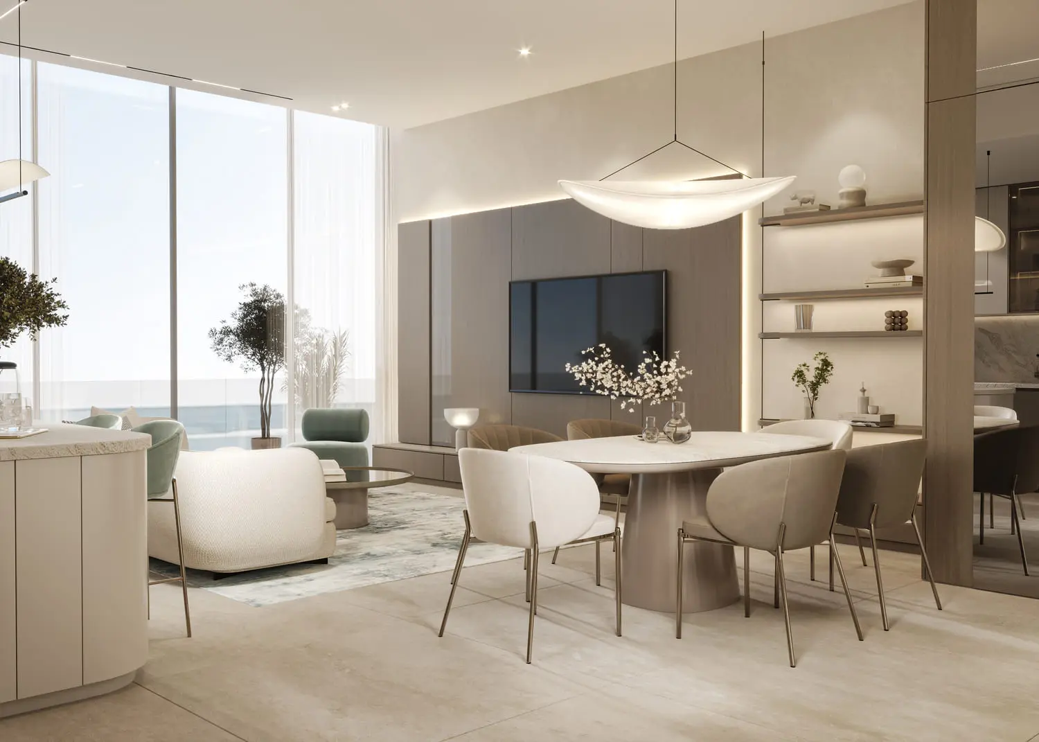 Allegro Residences in Dubai Islands by Mill Hill Riviera Development - Interior Image 9