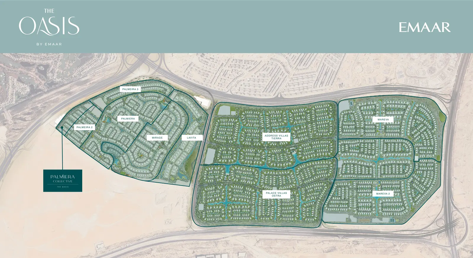 The Oasis - Palmiera Collective master plan