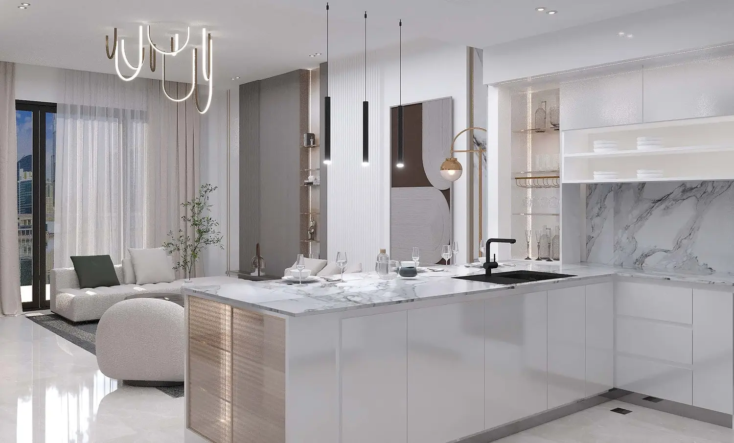 Binghatti House in Jumeirah Village Circle (JVC) by Binghatti - Interior Image 3