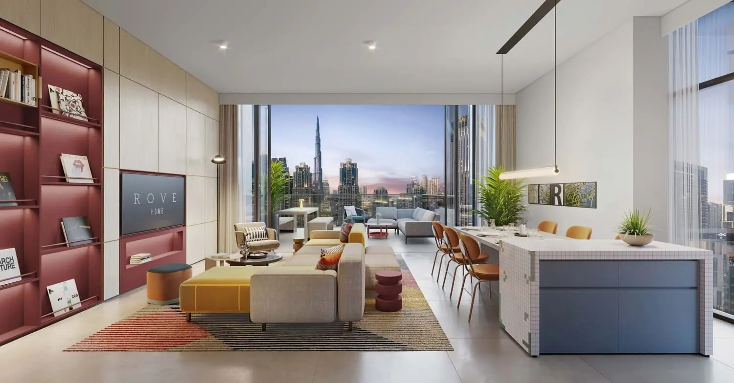 Rove Home Downtown in Downtown Dubai by Irth Development - Interior Image 2
