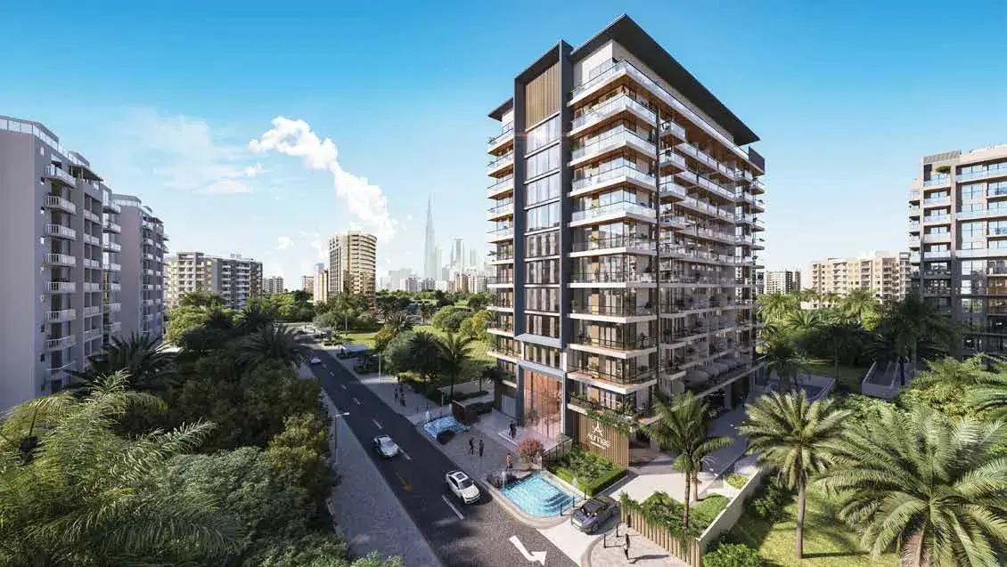 Aum 99 Residences in Dubai Land Residence by AG Properties - Exterior Image 1