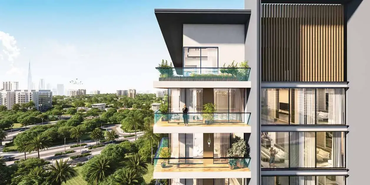Aum 99 Residences in Dubai Land Residence by AG Properties - Exterior Image 2