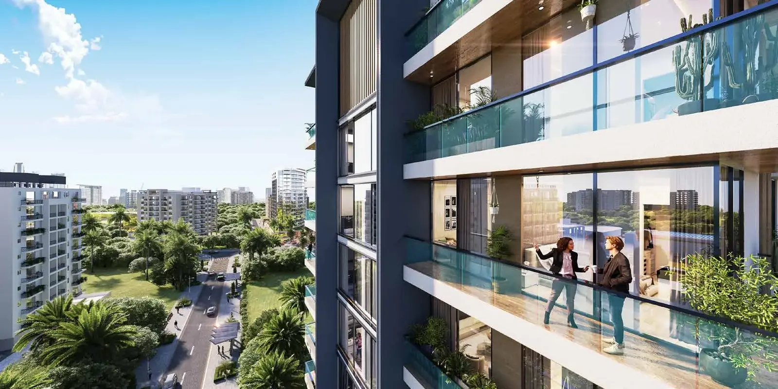 Aum 99 Residences in Dubai Land Residence by AG Properties - Exterior Image 6