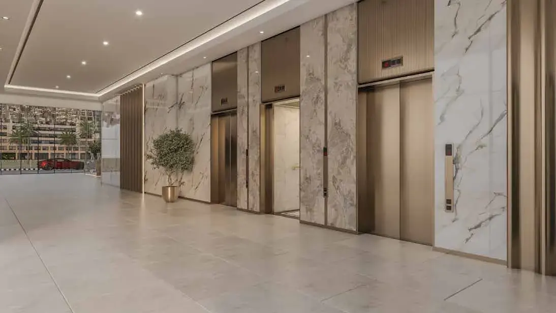 Aum 99 Residences in Dubai Land Residence by AG Properties - Lobby Image 1