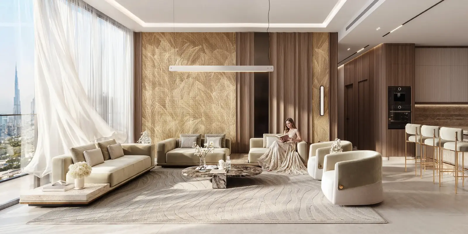 Binghatti Luxuria in JVT (Jumeirah Village Triangle) by Binghatti - Interior Image 3