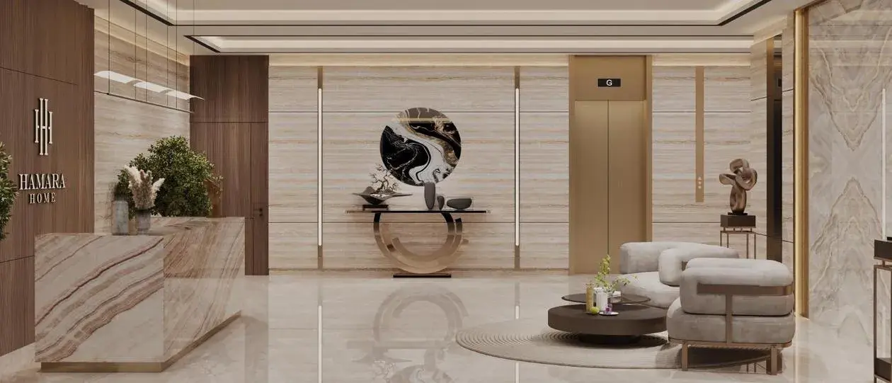 Almaara Residences in Al Furjan by Hamara Home Development - Lobby Image 5