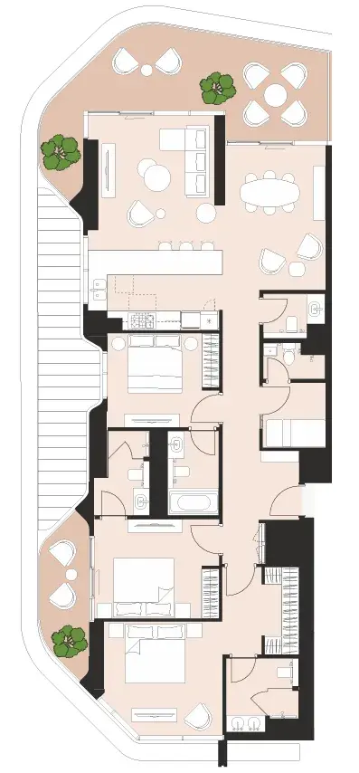 3 Bedrooms apartments - Artistry One Residences