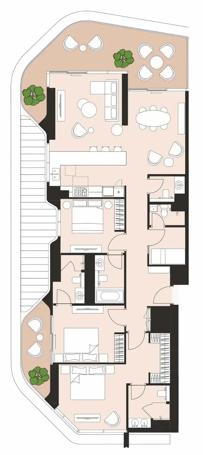 3.5 bedrooms apartments - Artistry One Residences