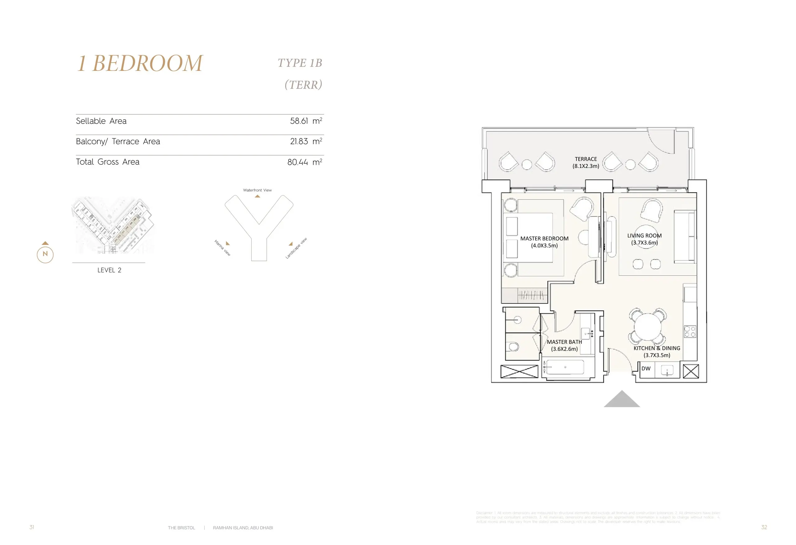 Type 1B floor plan
