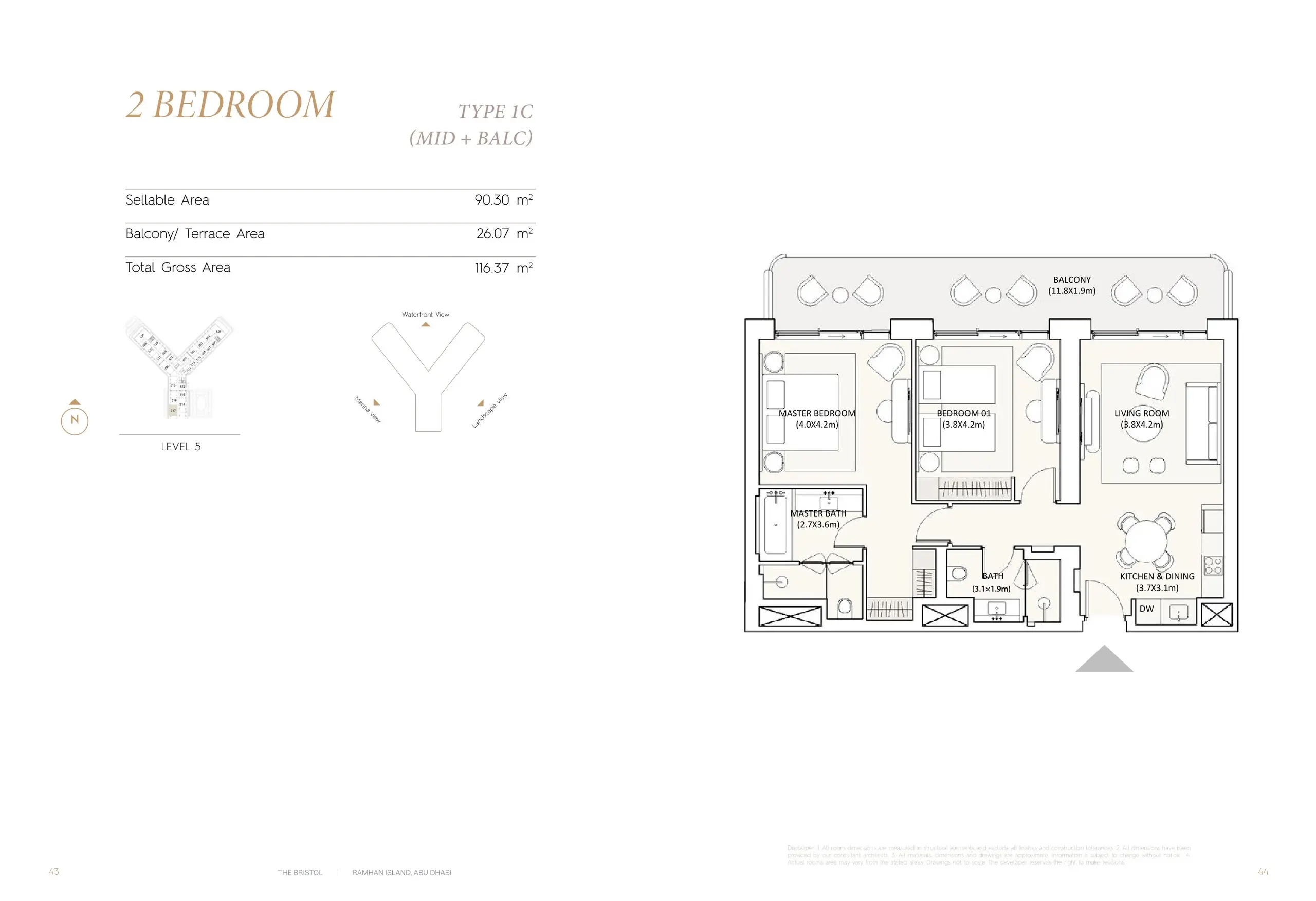 Type 1C floor plan