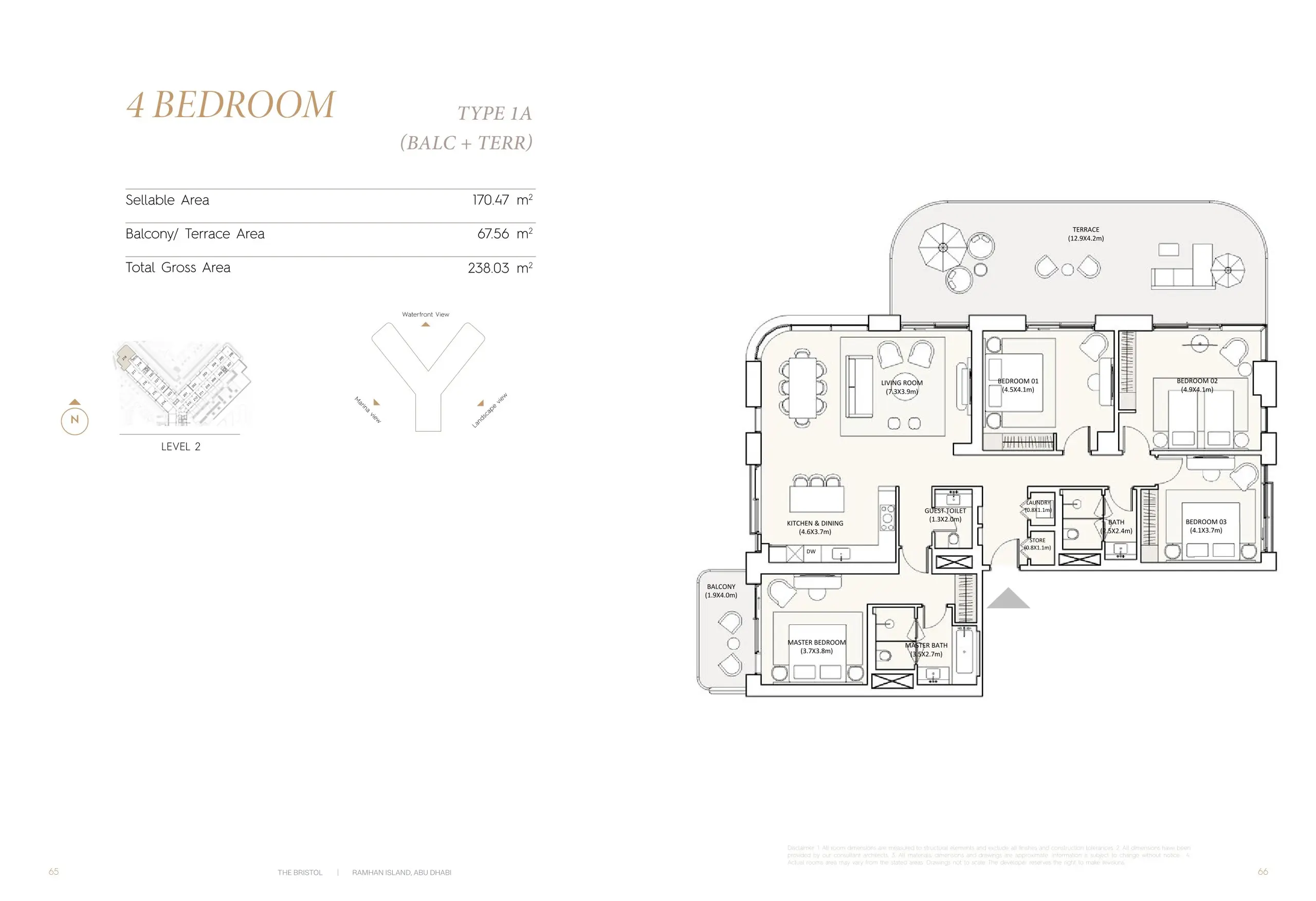 Type 1A floor plan