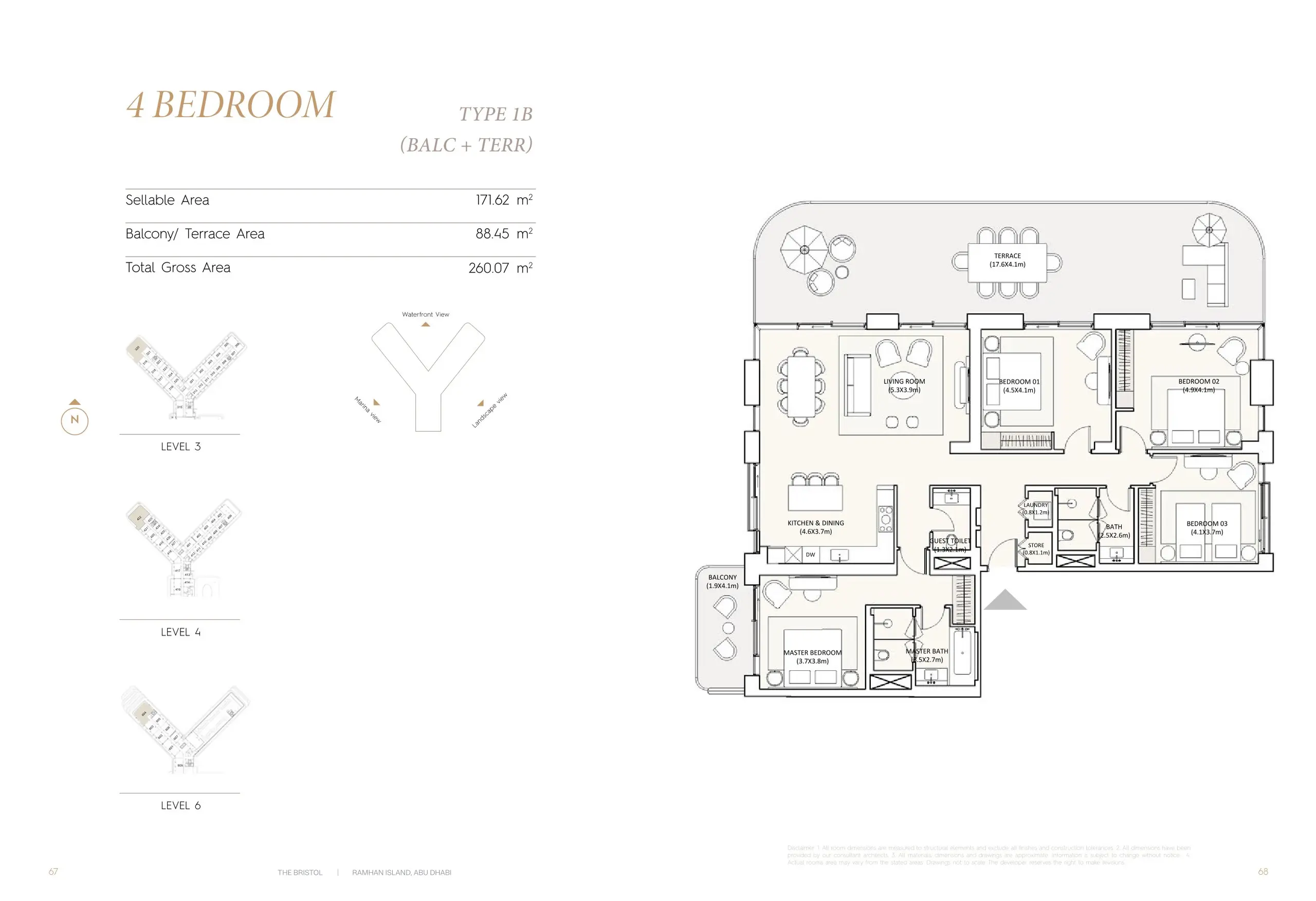 Type 1B floor plan