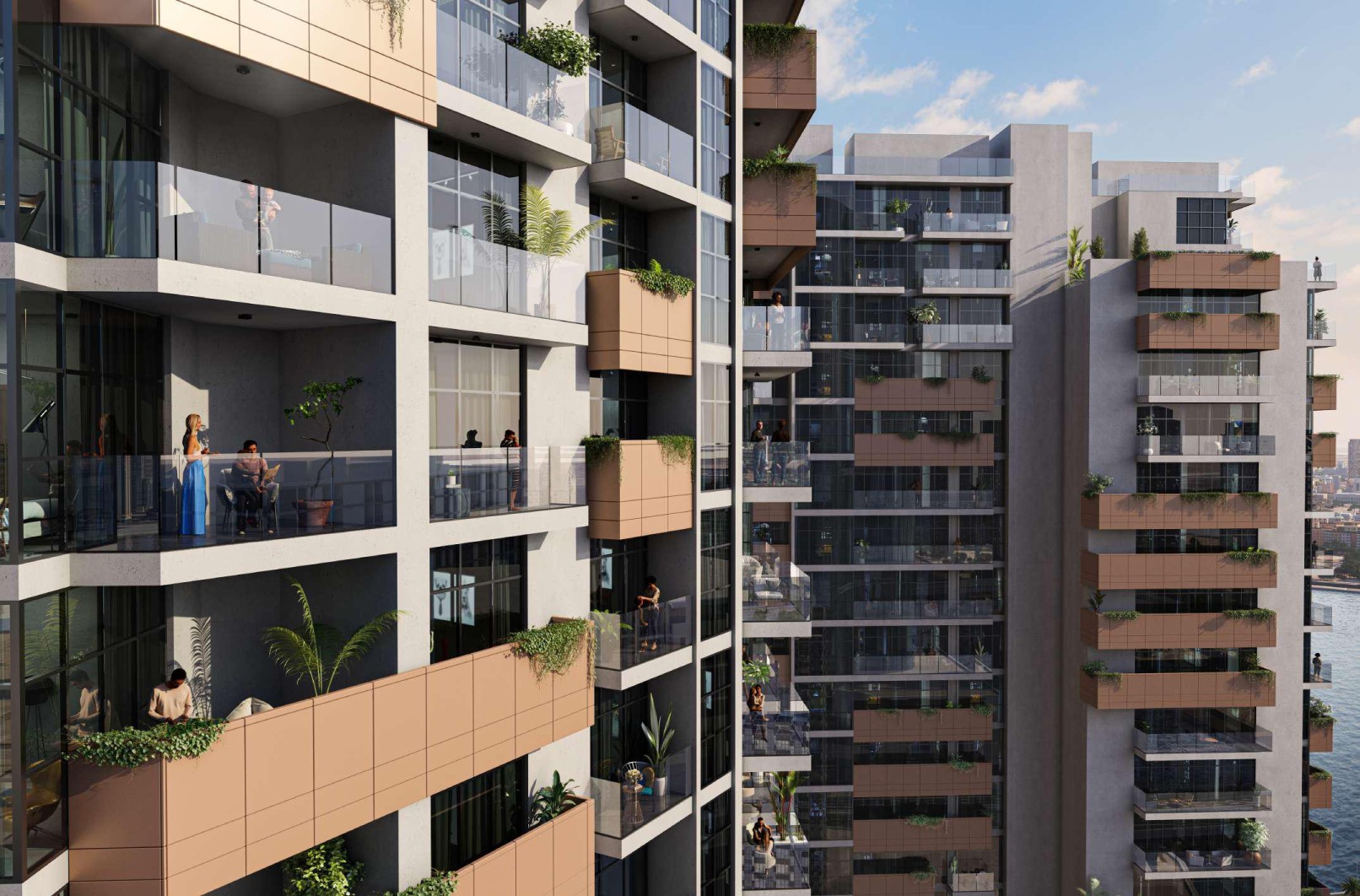 Vista 3 waterfront apartments by Reportage Properties on Al Reem Island Abu Dhabi