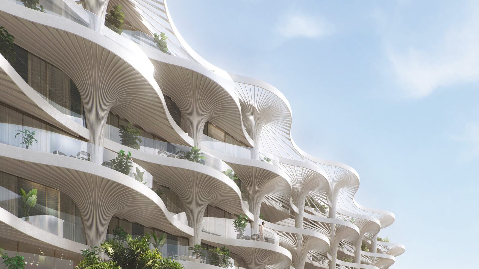 Mamsha Palm Saadiyat Island 360 virtual tour image with sea view apartments and luxury beachfront community.