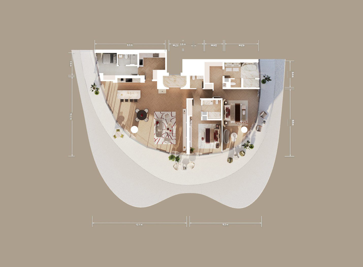 2 Bedroom Virtural Tour