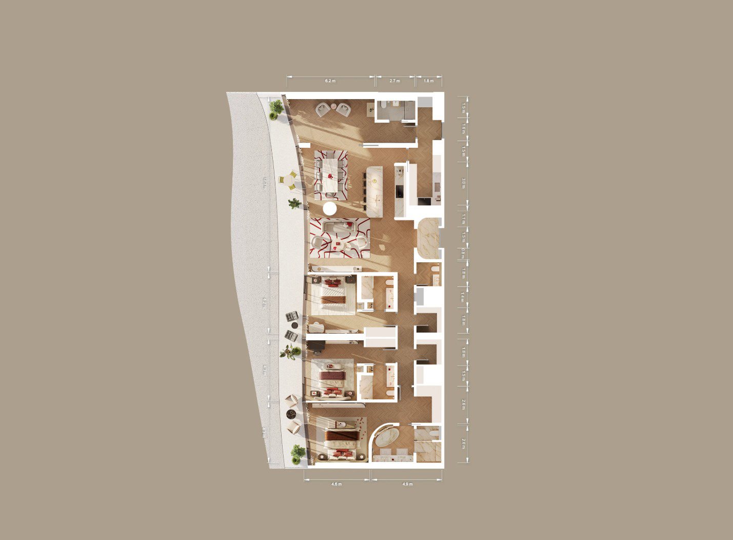 3 Bedroom Virtural Tour