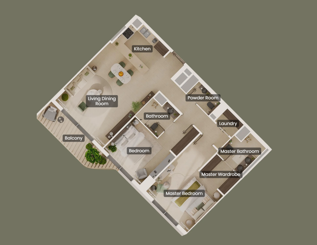 2 Bedroom Apartment